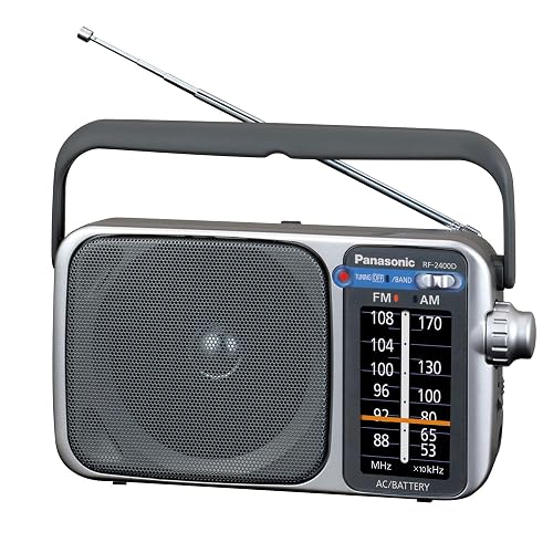 Panasonic RF-2400 Portátil Negro - Radio (Portátil, AM, FM, 88 - 108 MHz, 530 - 1600 kHz)