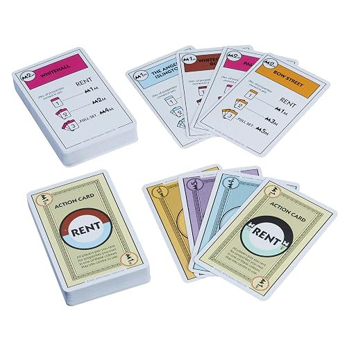 Hasbro Monopoly Deal Juego de Cartas, Multicolor, Estándar