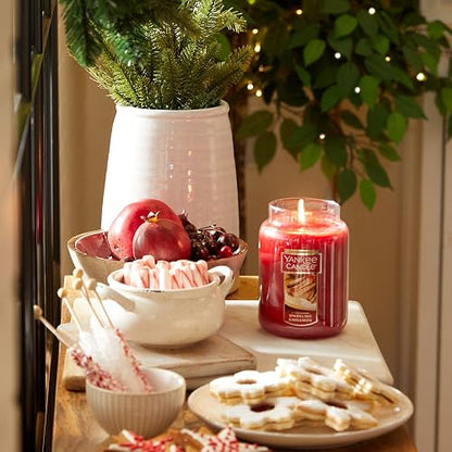 Yankee Candle Vela en Tarro Grande, Canela, Candelas, Sparkling Cinnamon, Large Jar Candle, 1