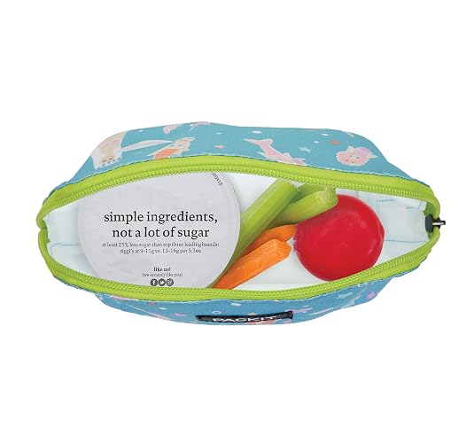 PackIt Bolsa congelable para aperitivos, sirenas | Bolsas de hielo integradas, tecnología EcoFreeze+, aperitivos frescos para llevar, mini refrigerador, almuerzos pequeños
