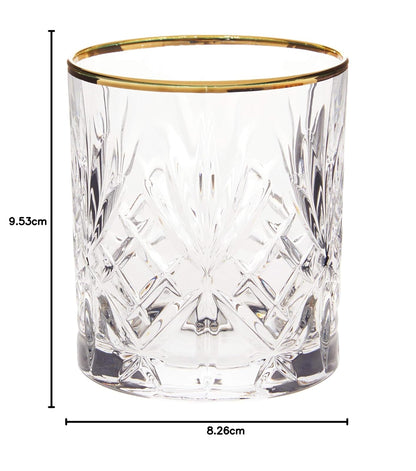 Lorren Home Trends Siena Collection Copa de cristal para vino , Double Old Fashion, 1