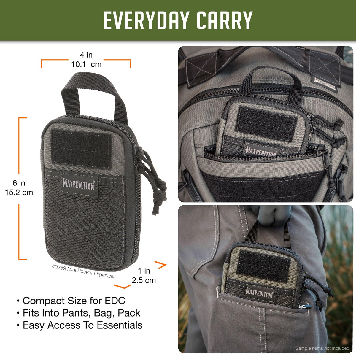 Maxpedition Mini Organizador de Bolsillo