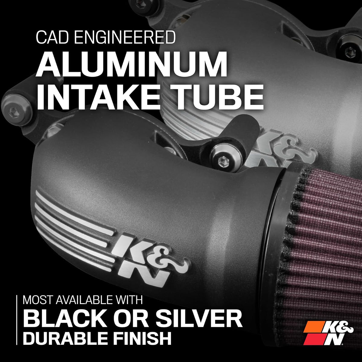 K&N Sistema de admisión de aire frío: filtro de aire de alto flujo, aumenta el rendimiento y la aceleración: compatible con Harley Davidson 2008-2017: (ver descripción del producto para modelos