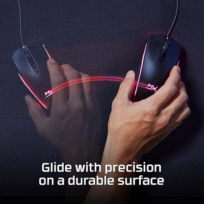 HyperX Pulsefire Mat Cloth XL- Mousepad Profesional para Gaming, Extra Largo (Extra Large) - Superficie optimizada para Velocidad, Costura antidesgaste 900x420x3mm (4Z7X5AA)