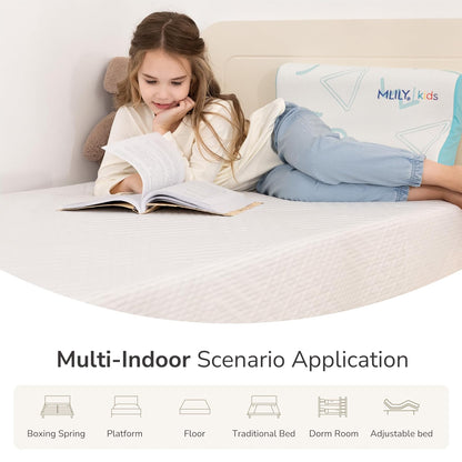 MLILY Colchón Individual en una Caja, colchones de 8 Pulgadas para Cama de niños, Cama Individual, Cama Individual, Espuma viscoelástica Mediana