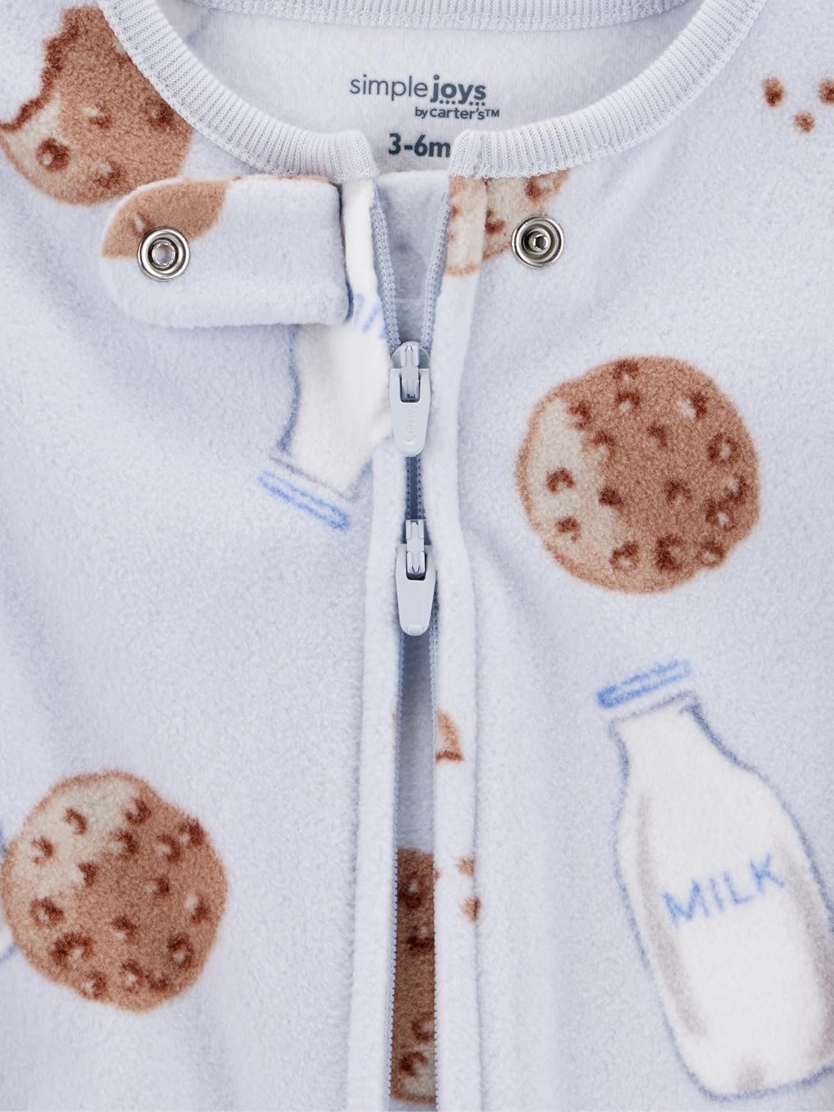 Simple Joys by Carter's 2-Pack Fleece Footed Sleep and Play Pijama Unisex bebé