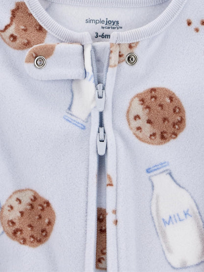 Simple Joys by Carter's 2-Pack Fleece Footed Sleep and Play Pijama Unisex bebé