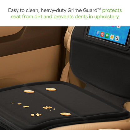 Munchkin Elite Seat Guardian Protector de asiento de automóvil para niño con soporte para tabletas, gris oscuro