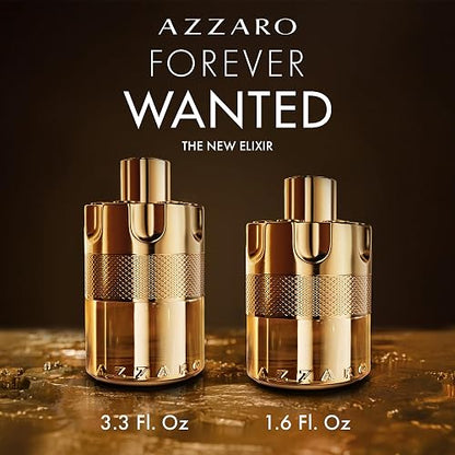 AZZARO, Forever Wanted Elixir, Perfume de Hombre, Seductor y Carismático, Aroma Amaderado, Frutal y de Cuero, 100 ML