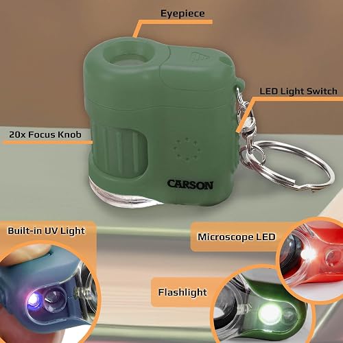 Carson Pocket Microscope with Built-In