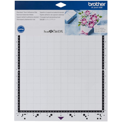 Brother Tapete Adhesivo Standard Tack para Máquina ScanNCut DX - Cincha estándar de 12 x 12 pulgadas - calcomanía