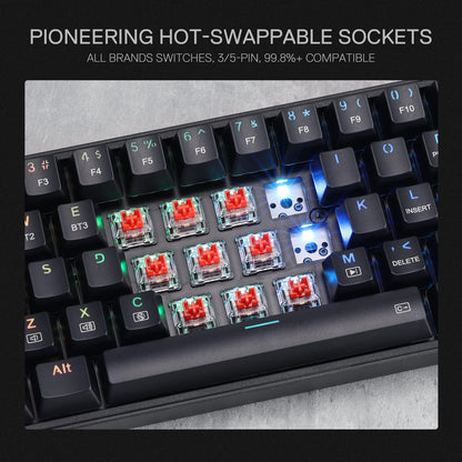 Redragon Combo Gamer S136 Teclado + Mouse Inglés Inalámbrico