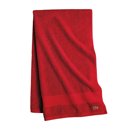 Lacoste Heritage Supima Toalla de Algodón - Bath Sheet 35x70 - rojo