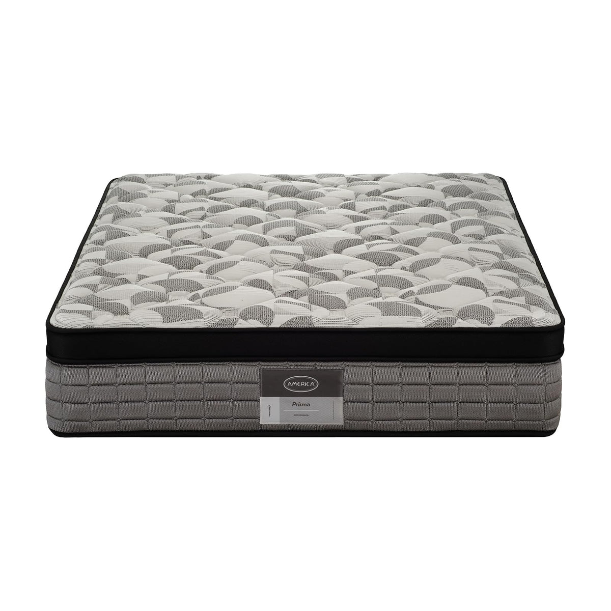Colchón Individual America Prisma, Resortes Infiniti, Colchoneta Euro Top, Soporte Ortopédico, Confort Medio