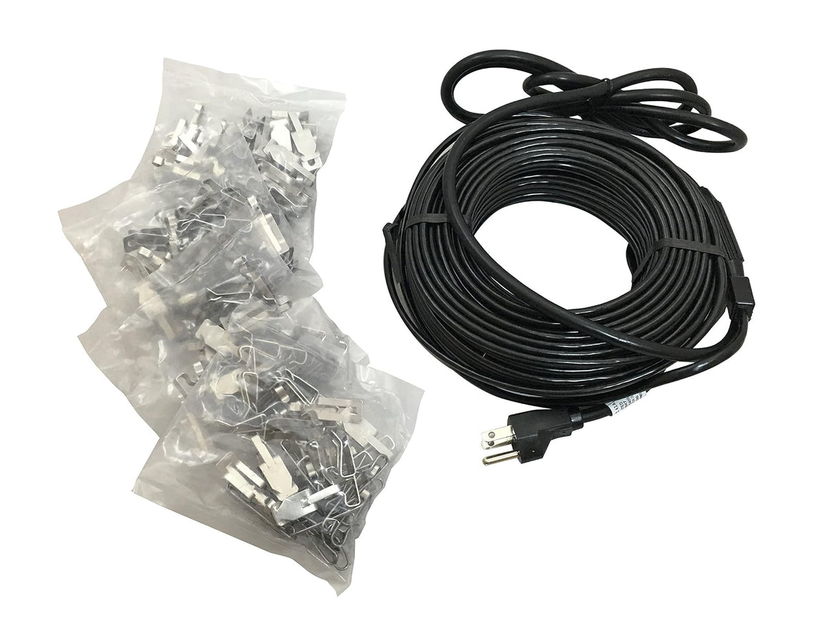 Frost King rc160 160 x 120 x 7 'Automático eléctrico techo Kits de cable, color negro, 30.5 m, Negro - 30.5 m