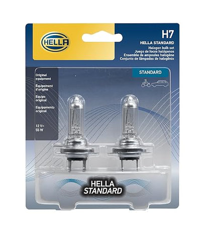 Hella H7TB Focos Halógenos Estándar 55W, Bíster Doble