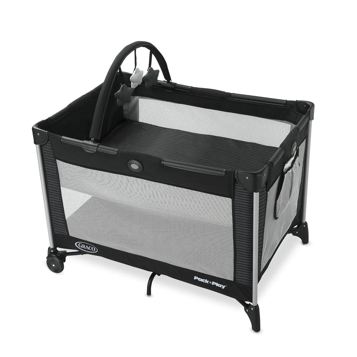 Graco - Parque infantil Pack 'n Play On The Go con patas plegables automáticas, Kaden