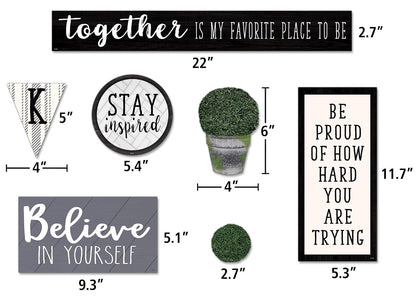 Modern Farmhouse Mini tablón de anuncios