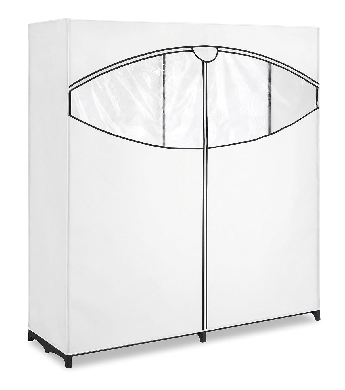 WHITMOR Clóset para almacenamiento de ropa/armario, amplio, color blanco, Blanco, 1