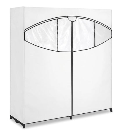 WHITMOR Clóset para almacenamiento de ropa/armario, amplio, color blanco, Blanco, 1