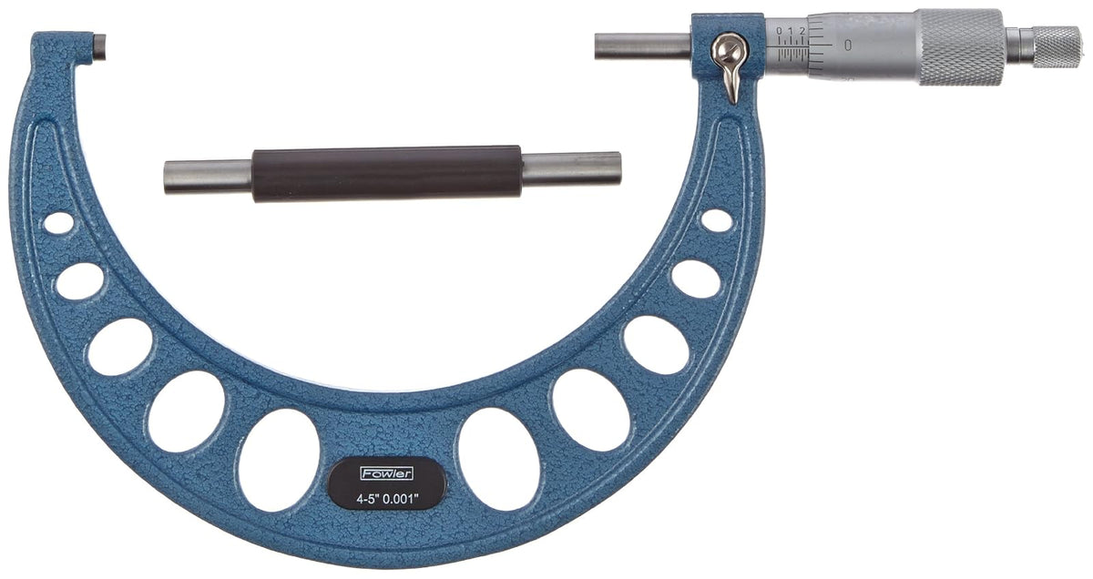 Fowler 52-253-005-1, micrómetro exterior de alta calidad con rango de medición de 4-5 pulgadas