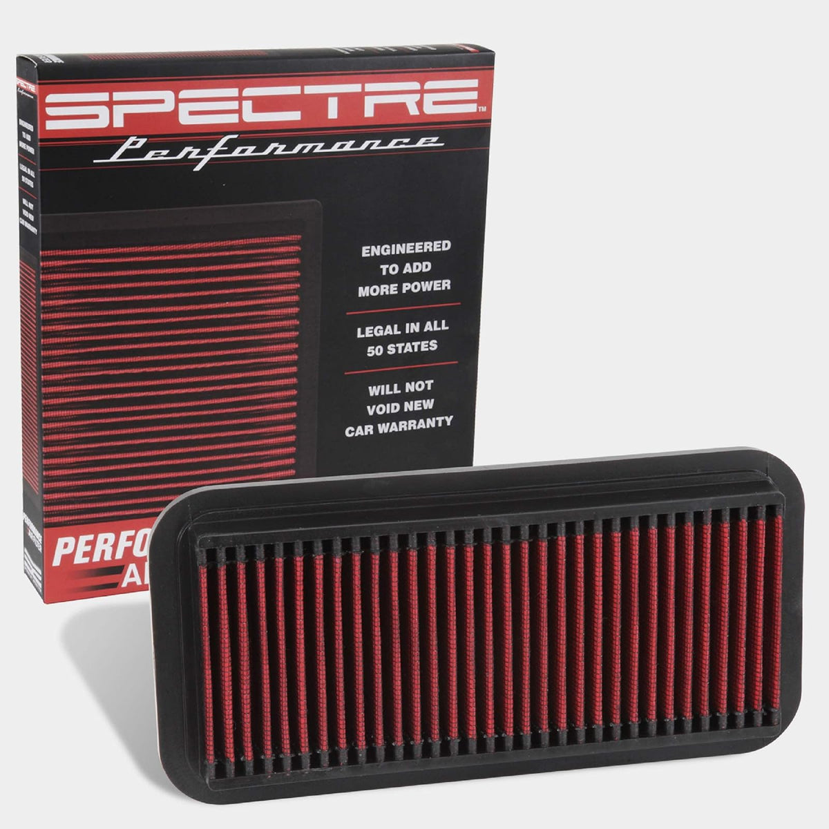 Spectre SPE-HPR4309 Filtro de Aire del Motor de Alto Rendimiento Lavable Compatible con Vehículos Infiniti/Nissan/Suzuki/Subaru