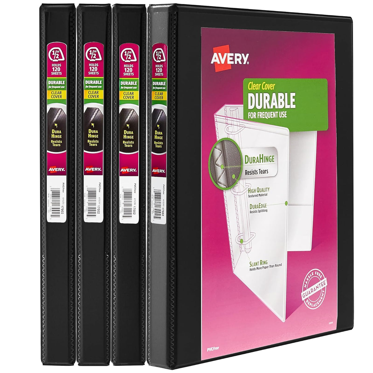 Durable View Binder 0.5" Black