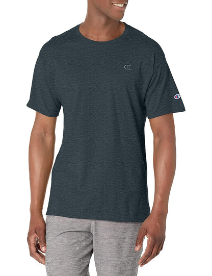 Champion LIFE Playera Cuello Redondo para Hombre - XL Alto - Granito Heather - Logotipo C