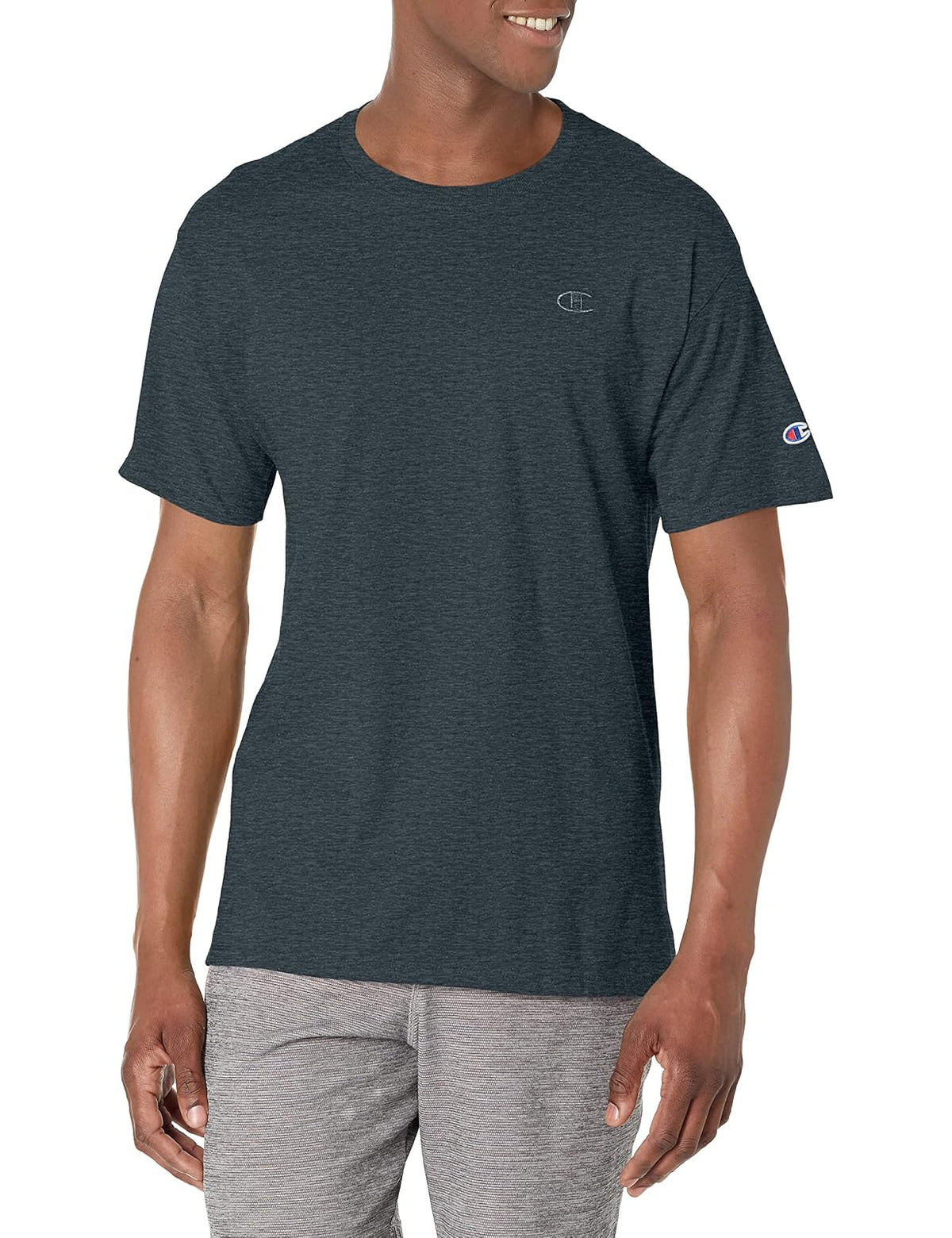Champion Playera Clásica para Hombre - M - granite heather T0223