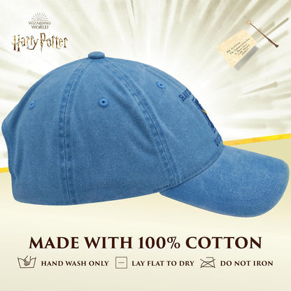 Harry Potter Harry Potter Dad Hat, Quidditch Women's Adjustable Cotton Baseball Cap with Curved Brim Gorra de béisbol Unisex Adulto