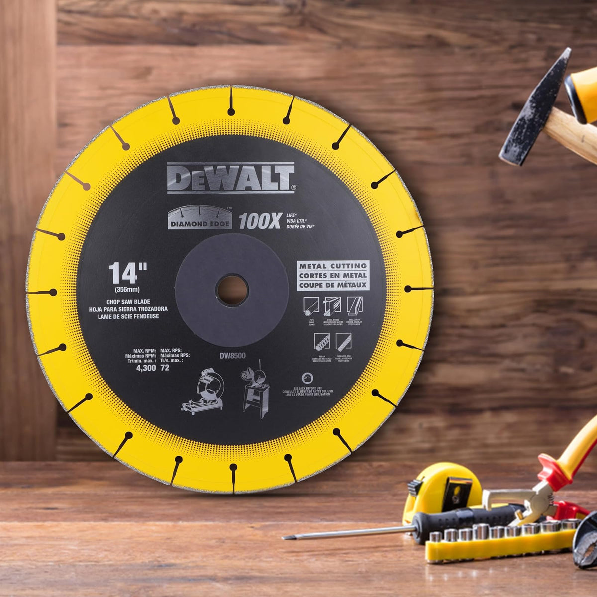 DEWALT Disco Diamantado para Esmeriladora 14" (356mm), DW8500