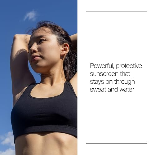 Neutrogena - Protector solar en loción sin aceite para rostro deportivo con SPF 70+ de amplio espectro, protector solar activo resistente al sudor y al agua, 2.5 onzas líquidas