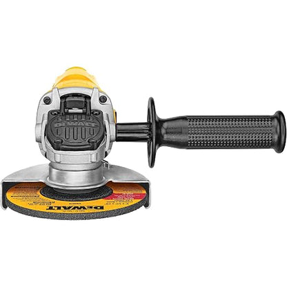 DEWALT Esmeriladora Angular de 4-1/2" (115mm) 800W, DWE4020, Incluye Protección, Mango Lateral, Brida, Tuerca y Llave