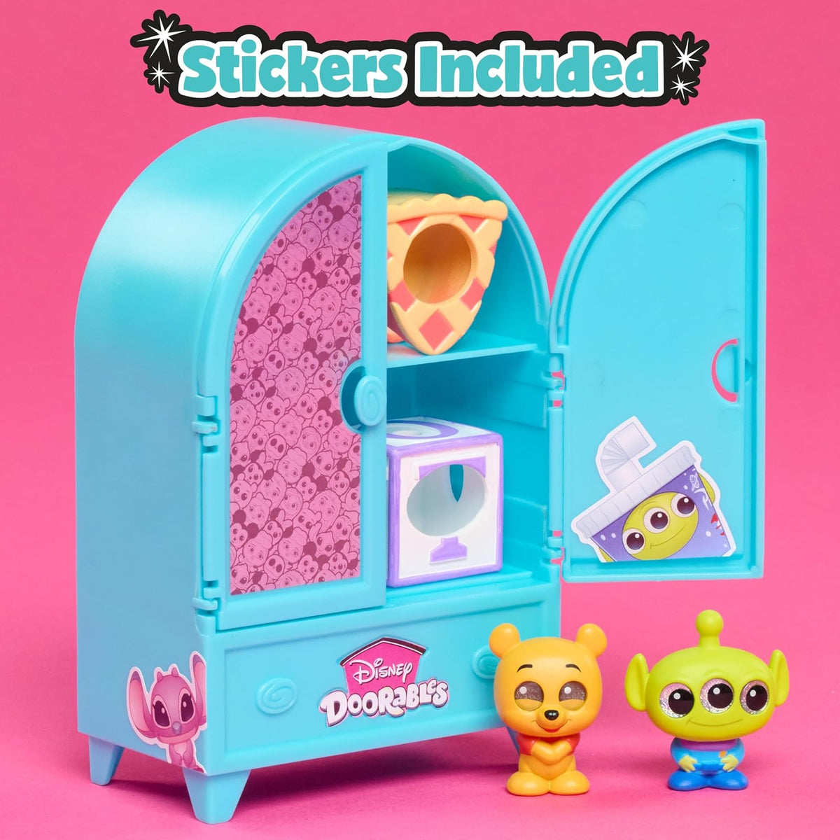 Just Play Estatuillas coleccionables Disney Doorables Costume Cuties, de 3,8 cm, inspiradas en Winnie The Pooh, Lilo & Stitch de Disney y Toy Story de Disney y Pixar, para niños a Partir de 5 años
