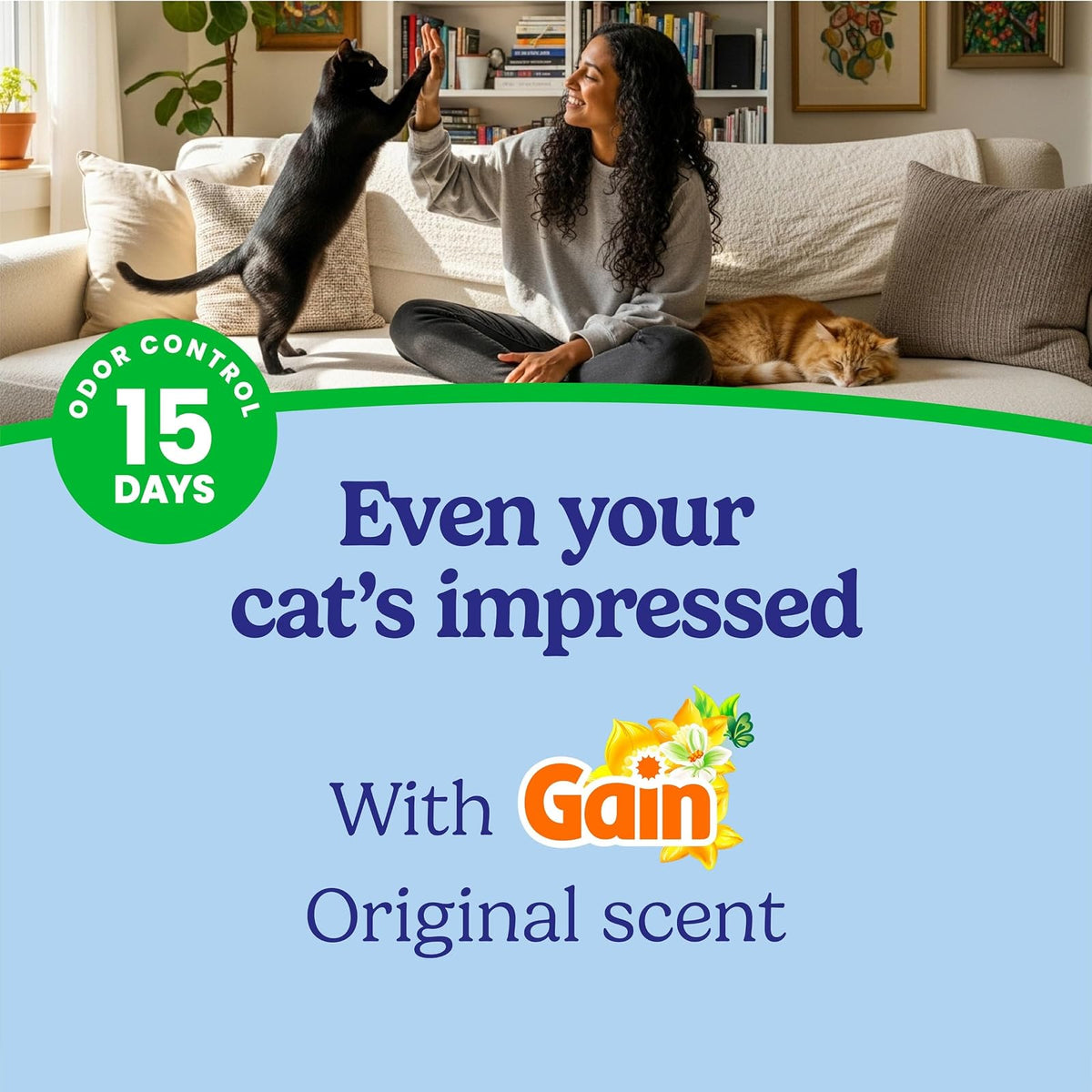Fresh Step Arena Avanzada para Gatos, Arena para Gatos, 99.9% Libre de Polvo, Ganancia de Olor, Total de 36 Libras (2 Paquetes de Cajas de 18 Libras)