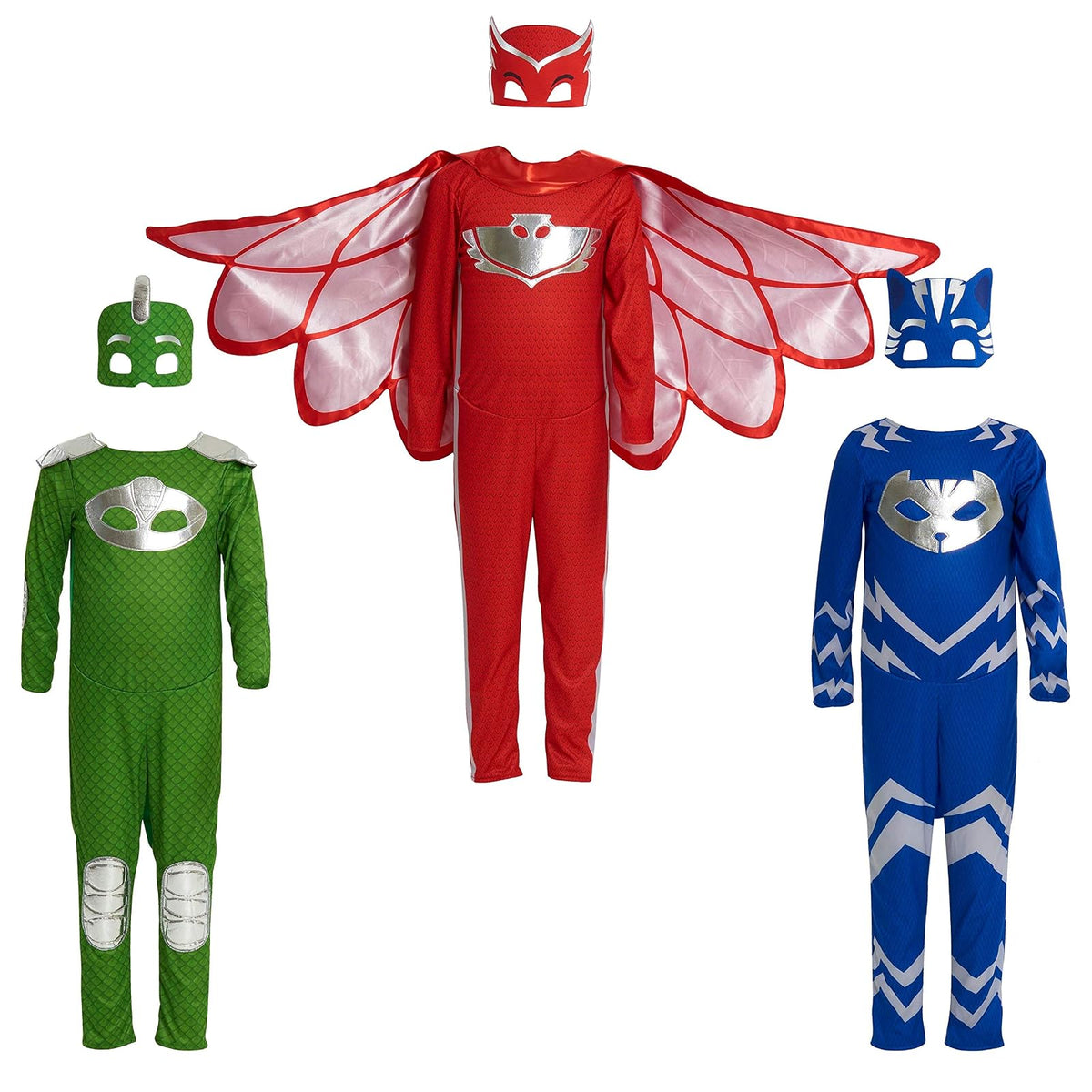 PJ MASKS Turbo Blast, Includes Full Body Outfit and Matching Fabric Mask, Kids Toys for Ages 3 Up by Just Play