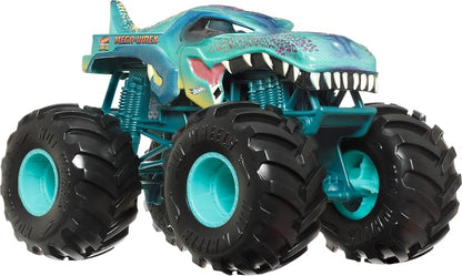 Hot Wheels Monster Trucks Vehículo de Juguete Mega Wrex Escala 1:24 para niños de 3 años en adelante