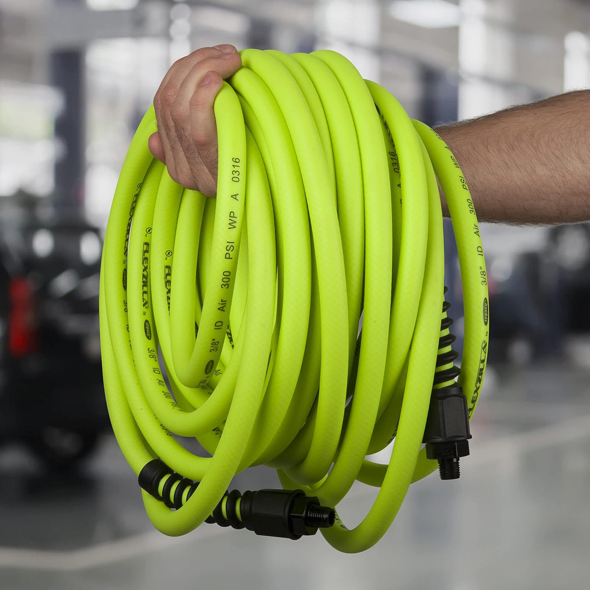 Flexzilla Legacy Pro Manguera de Aire Híbrida HFZP1425YW2, 1/4 in x 25 ft