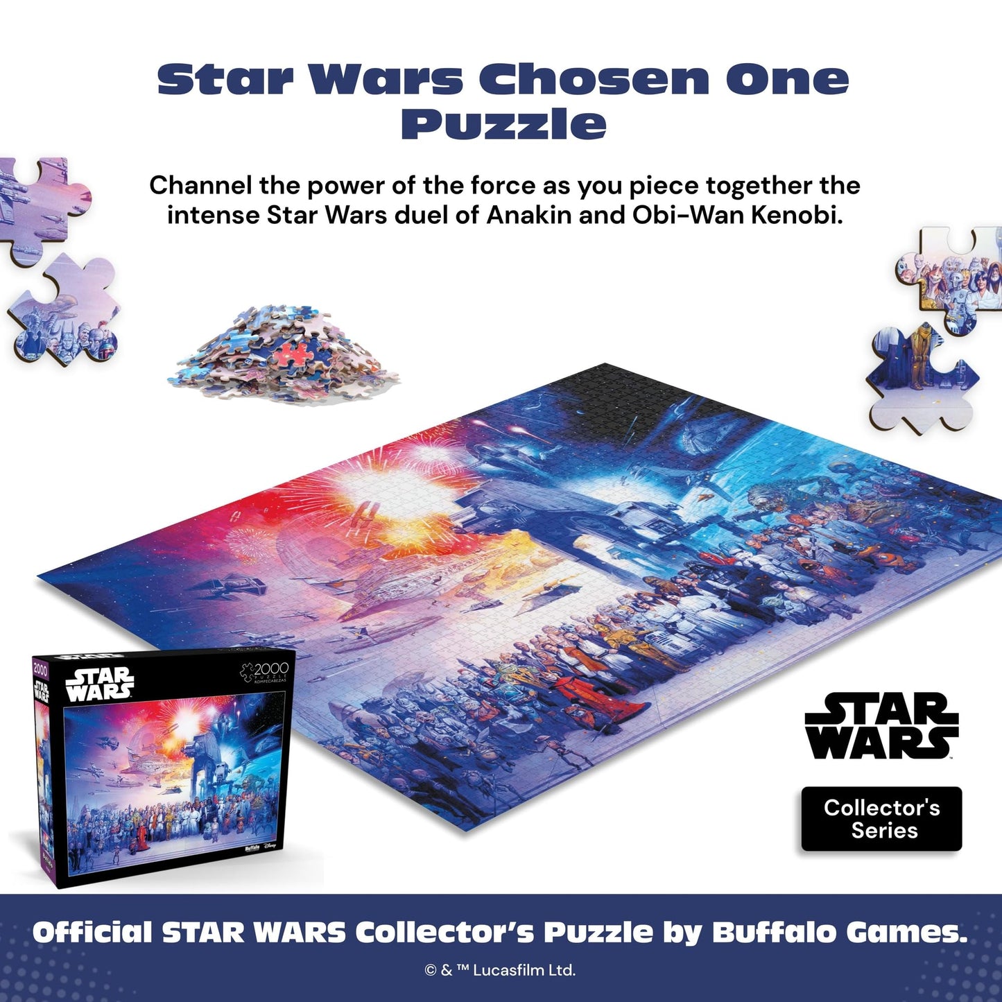 Buffalo Games - - Star Wars - Tú eras el elegido - Rompecabezas de 2000 Piezas