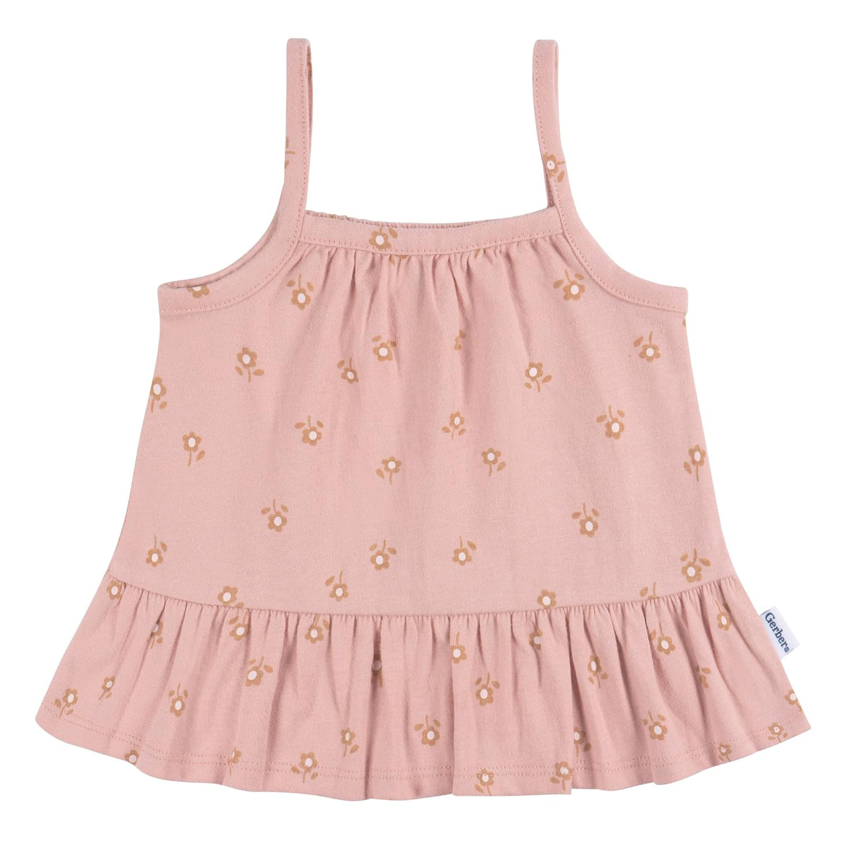 Gerber Sleeveless Tunic Top and Diaper Cover Set Juego de túnica y funda para pañales de 2 piezas bebés niñas