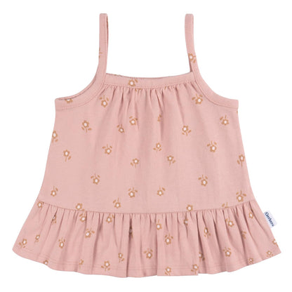 Gerber Sleeveless Tunic Top and Diaper Cover Set Juego de túnica y funda para pañales de 2 piezas bebés niñas