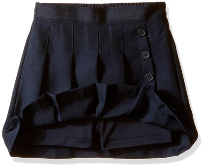 Nautica Falda Plisada de Uniforme Escolar con Pantalones Cortos, Cintura de Punto, Resistente a Las Arrugas y a la decoloración Falda Scooter para Niñas