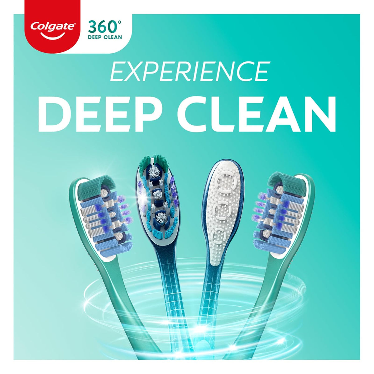 Colgate 360 Adult Full Head Soft Toothbrush (4 Count)