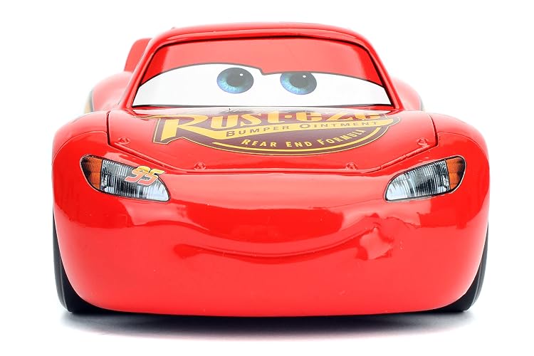 Disney Pixar Cars 3 1:24 Lightning Mcqueen Automóvil Fundido a presión con Estante para neumáticos (99751)