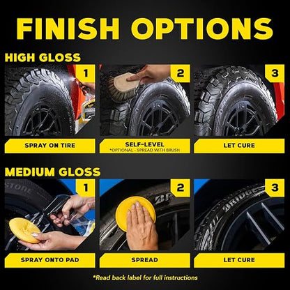Meguiar's, Ultimate Insane Shine - Limpiador de Ruedas y Neumáticos, G250816, 16 onzas