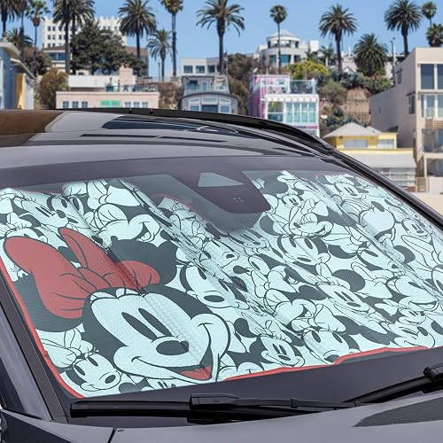 Plasticolor 003786r01 Disney Minnie Mouse Expressions Acordeón Bubble Parasol, 1 Paquete