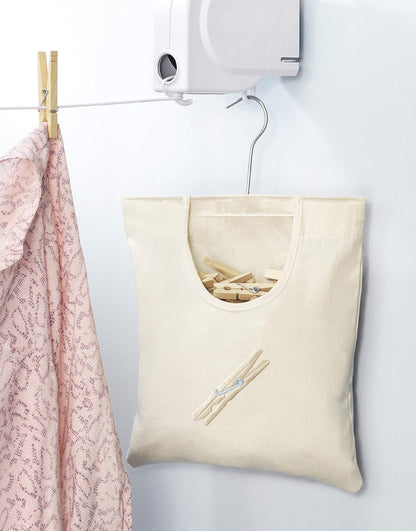 Whitmor 6462-789 Canvas Clothespin Bag