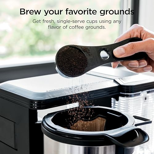 Ninja Cafetera de Especialidad 10 Tazas Capuchino y Latte CM401 | Concentrado para Lattes y Capuchinos | 4 Modos de Preparación | Opción Jarra o Vaso Individual