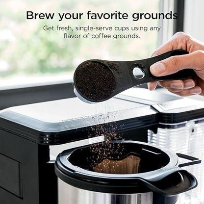 Ninja Cafetera de Especialidad 10 Tazas Capuchino y Latte CM401 | Concentrado para Lattes y Capuchinos | 4 Modos de Preparación | Opción Jarra o Vaso Individual