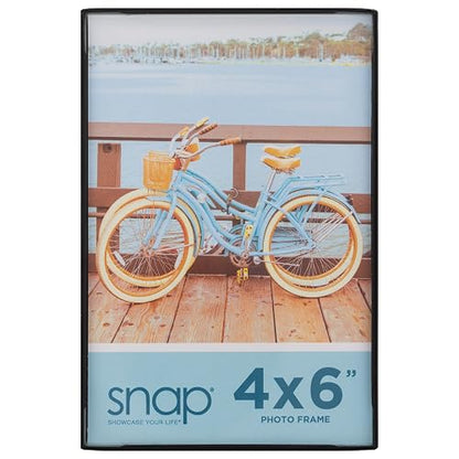 Snap 02P991C Front Loading Narrow Photo Frame for Wall or Tabletop Display, 4" x 6", Set of 12